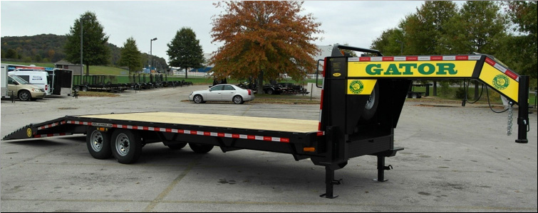 Gooseneck flat bed trailer for sale14k  Chatham County, North Carolina